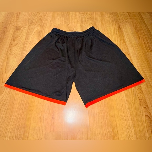 Deportivo Kevin Other - Deportivo Kevin Mens Men's Black Athletic Shorts with Red Trim Unitalla One Size